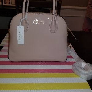 Michael Kors Light Pink Leather Dome Satchel